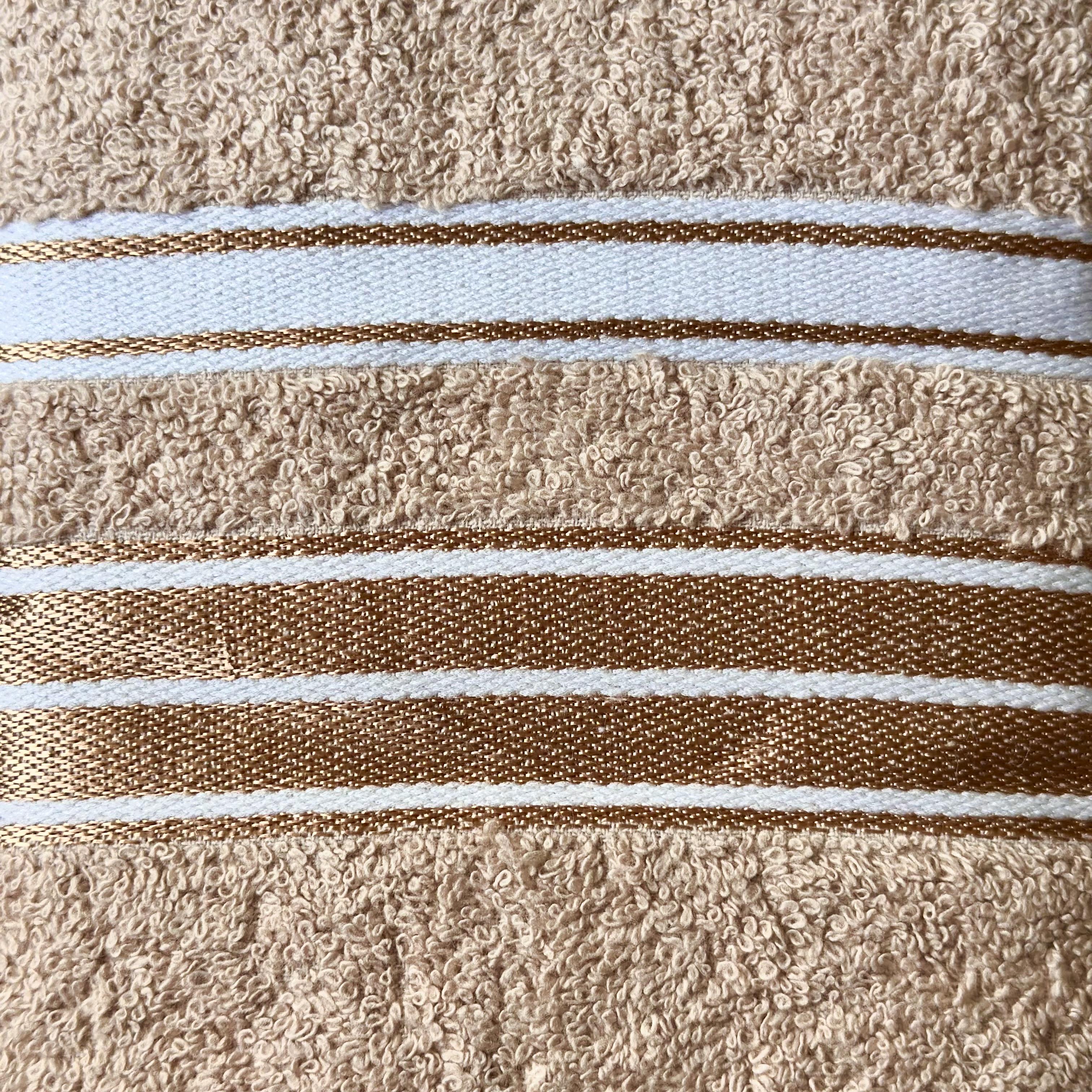 Рушник махровий Koloco 50x100 см Бежевий (550-92-1) - фото 4