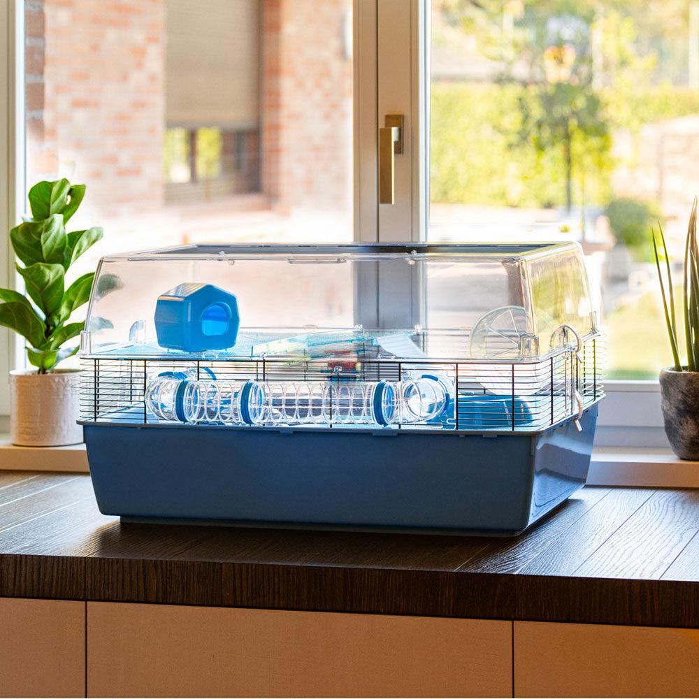 Клетка трехэтажная для хомяков с открывающейся крышей DUNA FUN LARGE 71,5x46xh 41 см (A-036666) - фото 4 Клетка трехэтажная для хомяков с открывающейся крышей DUNA FUN LARGE 71,5x46xh 41 см (A-036666) - фото 4