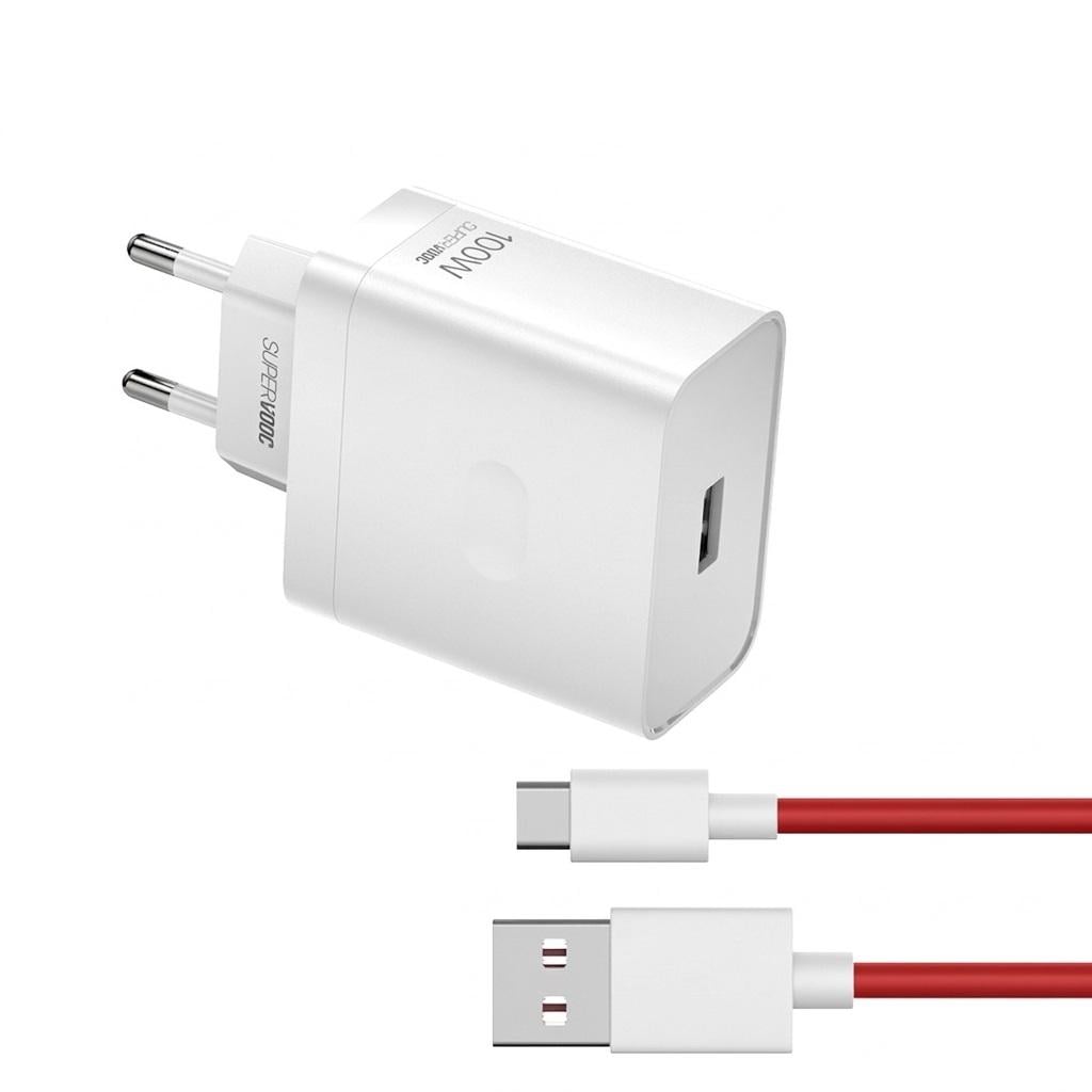 Зарядний пристрій OnePlus SuperVOOC 100W OEM з кабелем 1 м (37458313)