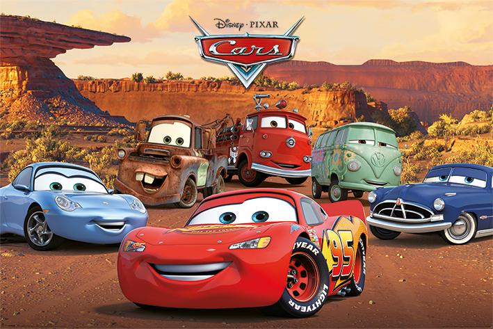 Постер плакат Тачки Персонажи/Cars Characters 61x91,5 см