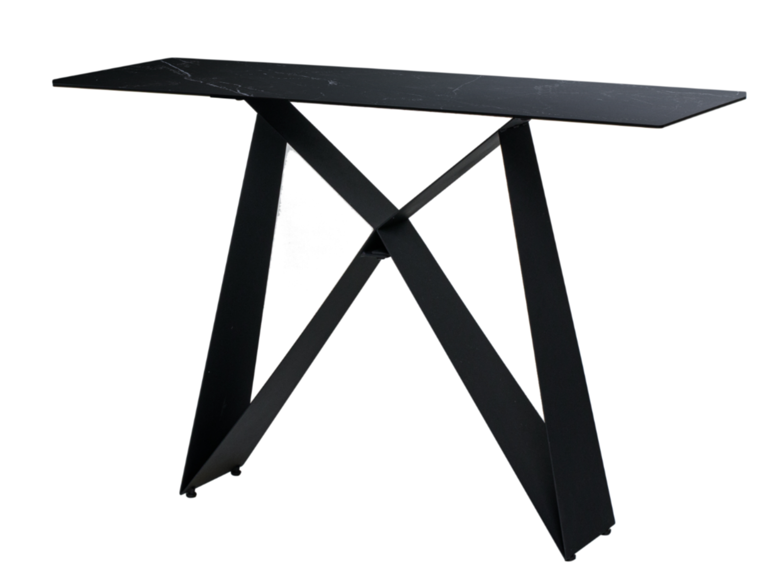 Консоль Бруно Vetro 1200х400х800 мм Неро маркина/Черный (31033271)