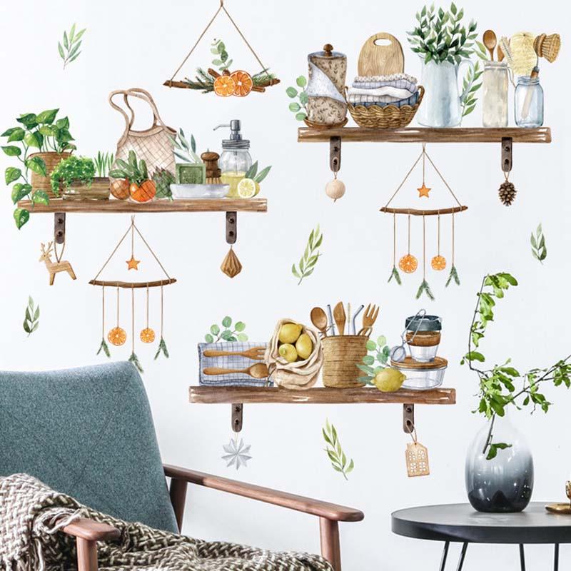 Набір вінілових наліпок Ранок у Селі інтер'єрні в кімнату на стіну 30х90 см - фото 5 Набір вінілових наліпок Ранок у Селі інтер'єрні в кімнату на стіну 30х90 см - фото 5