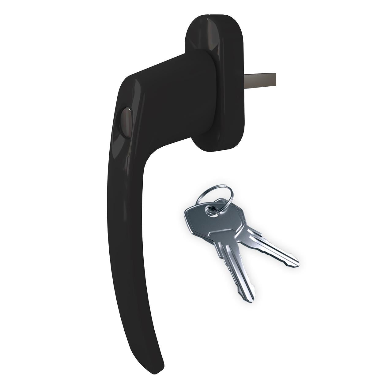 Ручка оконная с замком ASTEX Venera WH 108 Антрацит (WH108-RAL7016)