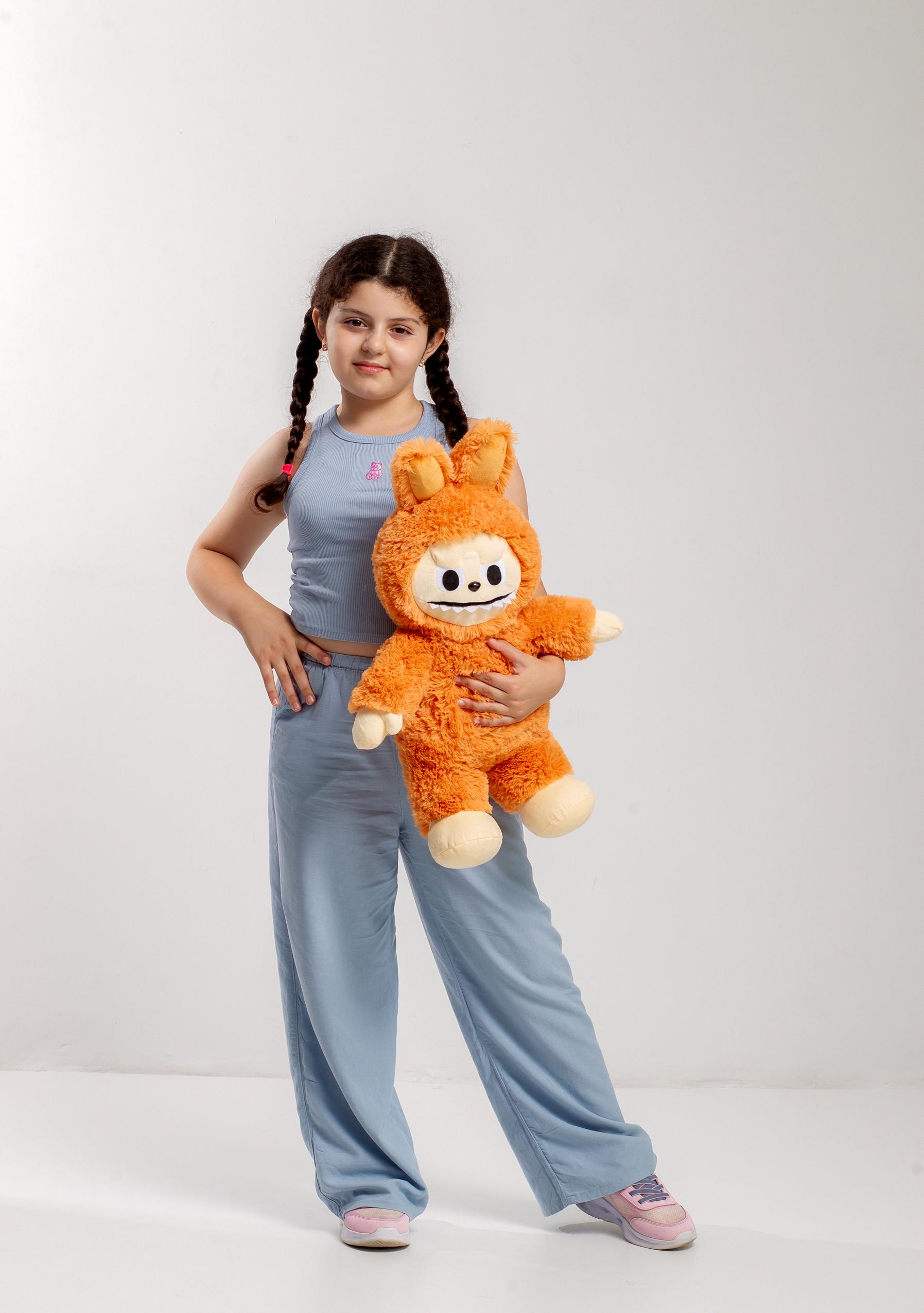 Игрушка мягкая Labubu Оранжевый - фото 7