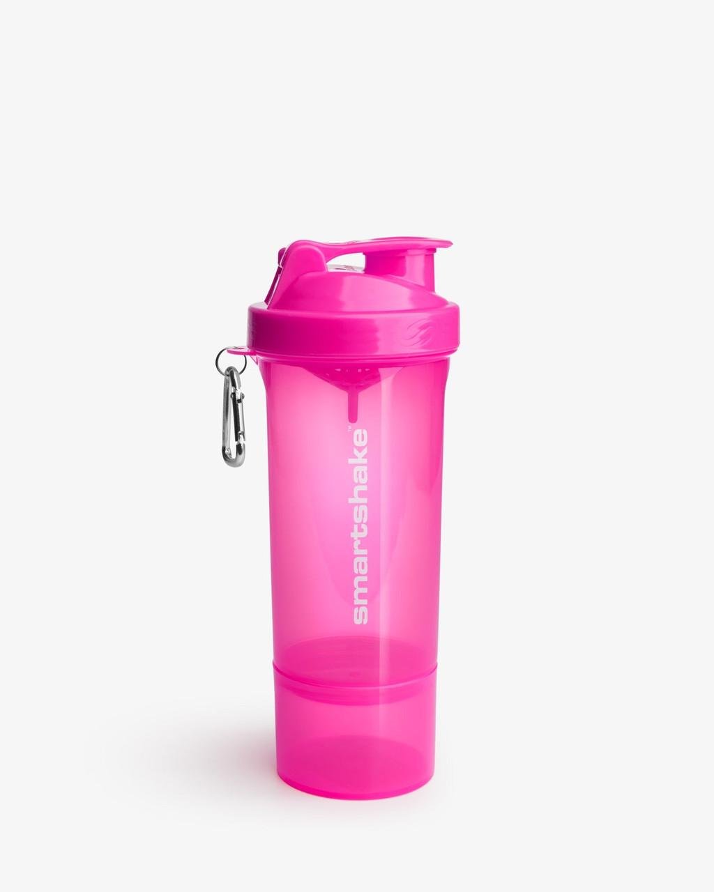 Шейкер спортивний SmartShake Slim 500 мл Neon Pink (22349020) - фото 3