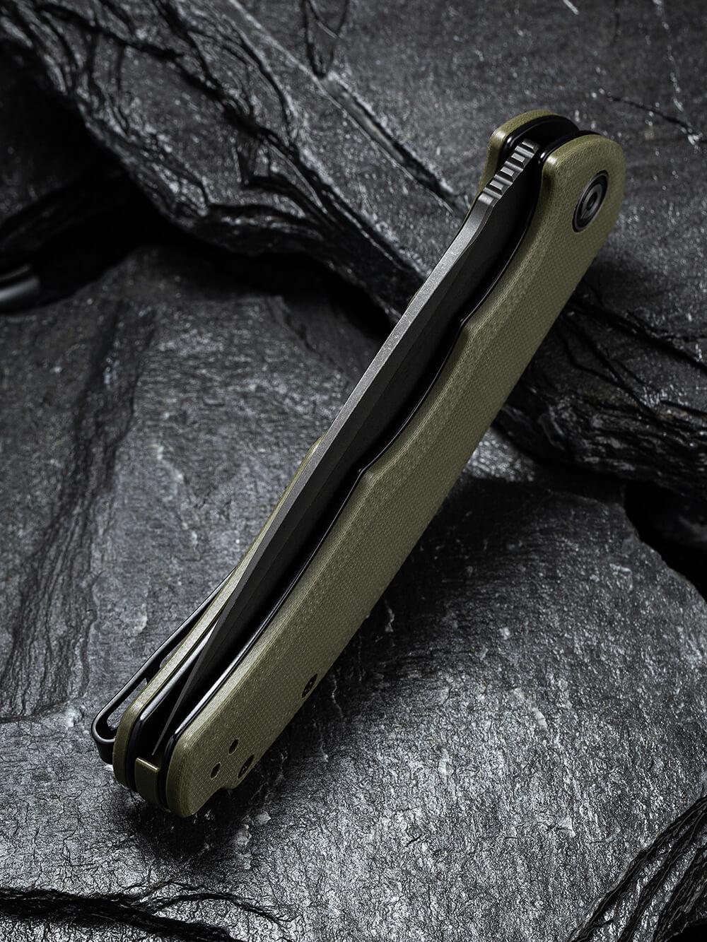 Туристичний ніж складаний Civivi Praxis C803F Olive (C803F) - фото 7