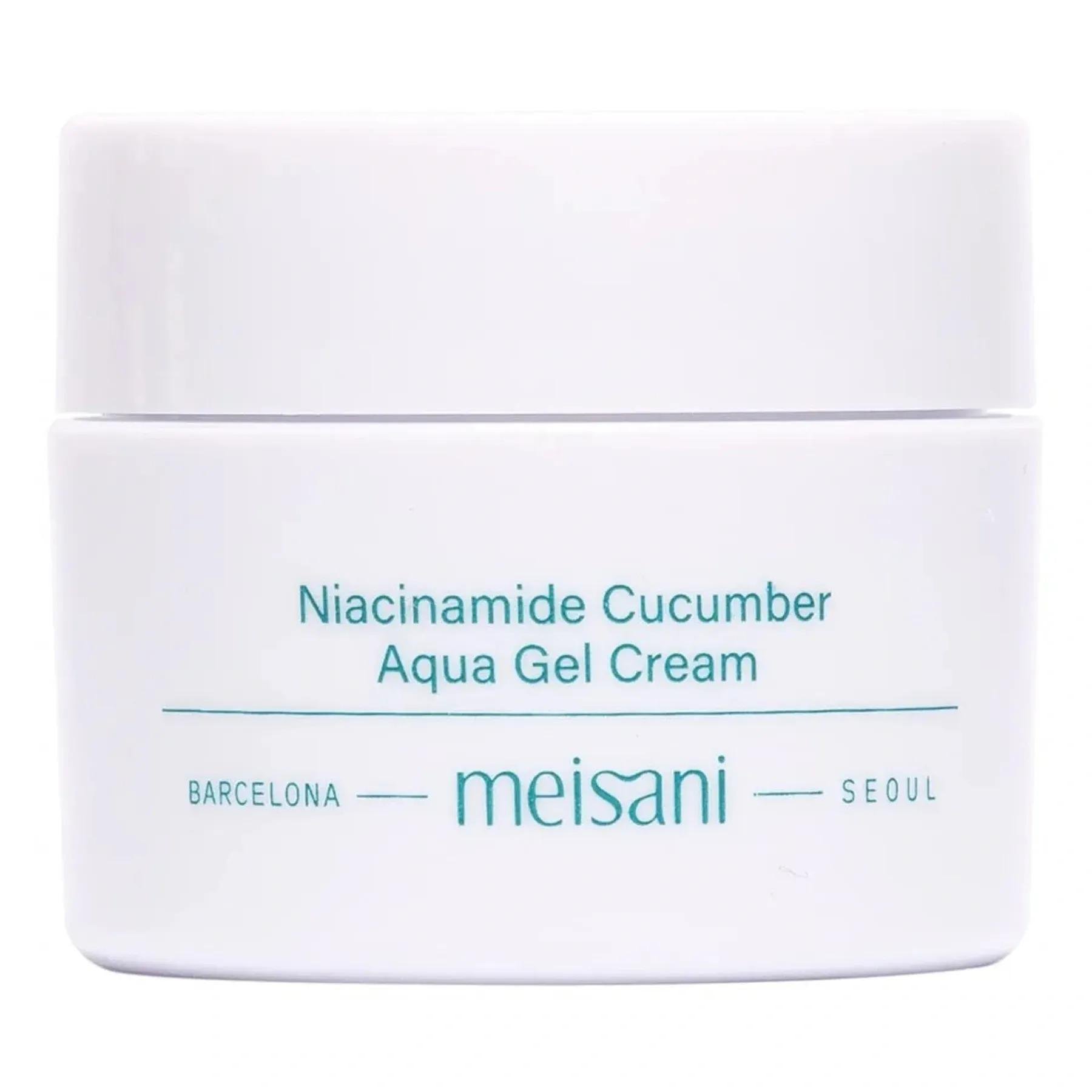 Гель-крем з ніацинамідом та гідролатом огірка зволожуючий Meisani Niacinamide Cucumber Aqua Gel Cream 15 мл (27366374)