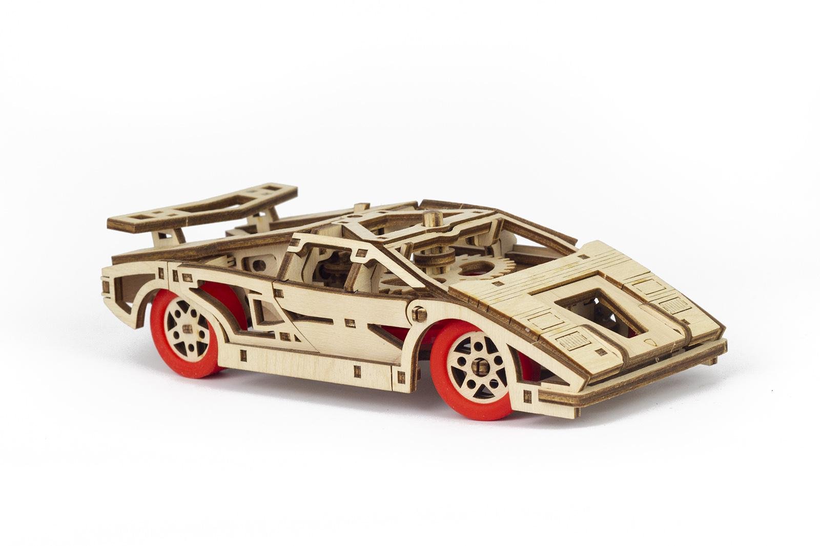 Конструктор механический 3D Time for Machine Raging Bull автомобиль Красный (T4M380304RED)