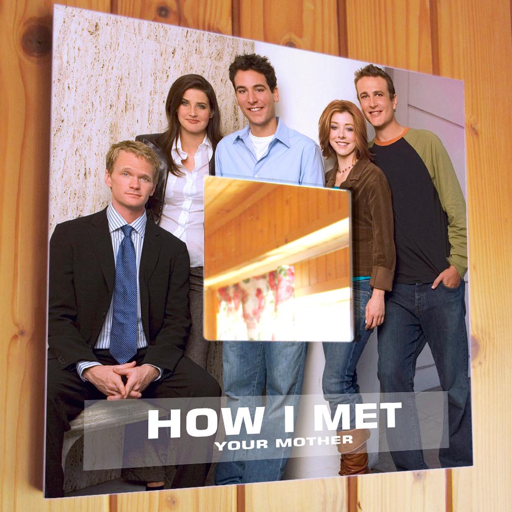 Зеркало декоративное "Сериал Как я встретил вашу маму" 260х260 мм (M03513)