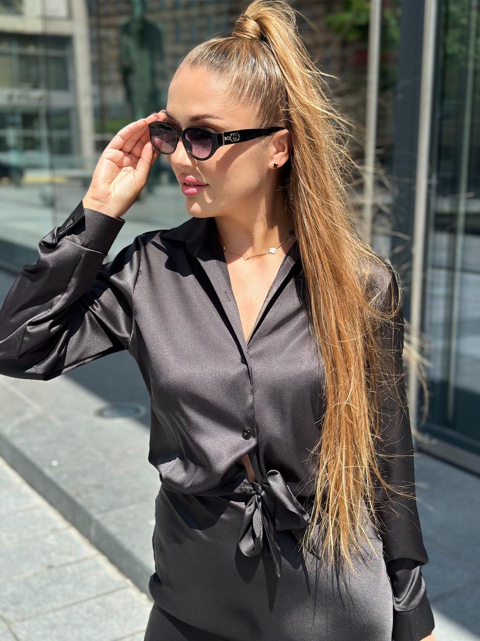 Женская блуза из шелка Армани Черный (2656491026) - фото 3 Женская блуза из шелка Армани Черный (2656491026) - фото 3