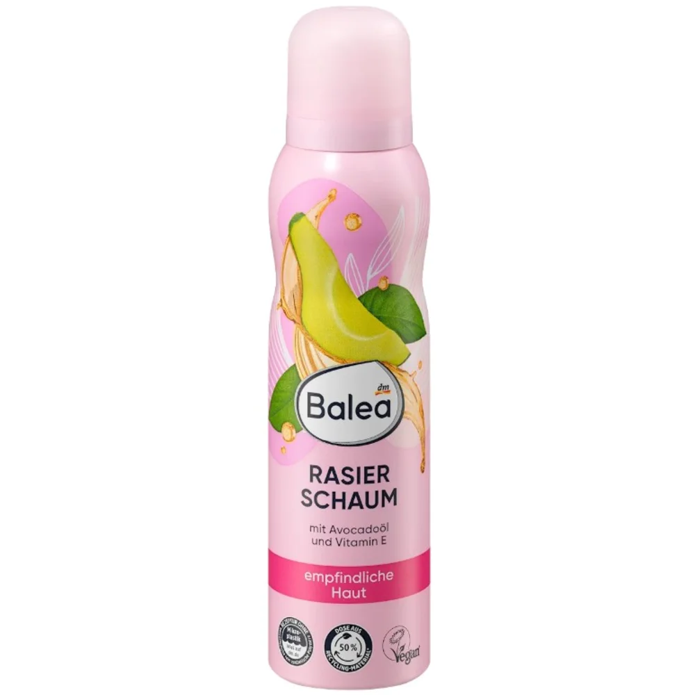 Пенка для бритья Balea Vitamin E&Avocado для чувствительной кожи 150 мл