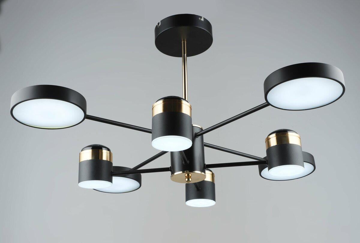 Люстра светодиодная акриловая B YH1102/4/4 BK/FGD (SP000043465) Люстра светодиодная акриловая B YH1102/4/4 BK/FGD (SP000043465)