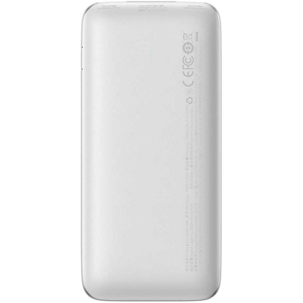 Внешний аккумулятор Baseus Bipow Pro Digital Display 10000mAh PD 20W White (PPBD040102) - фото 4