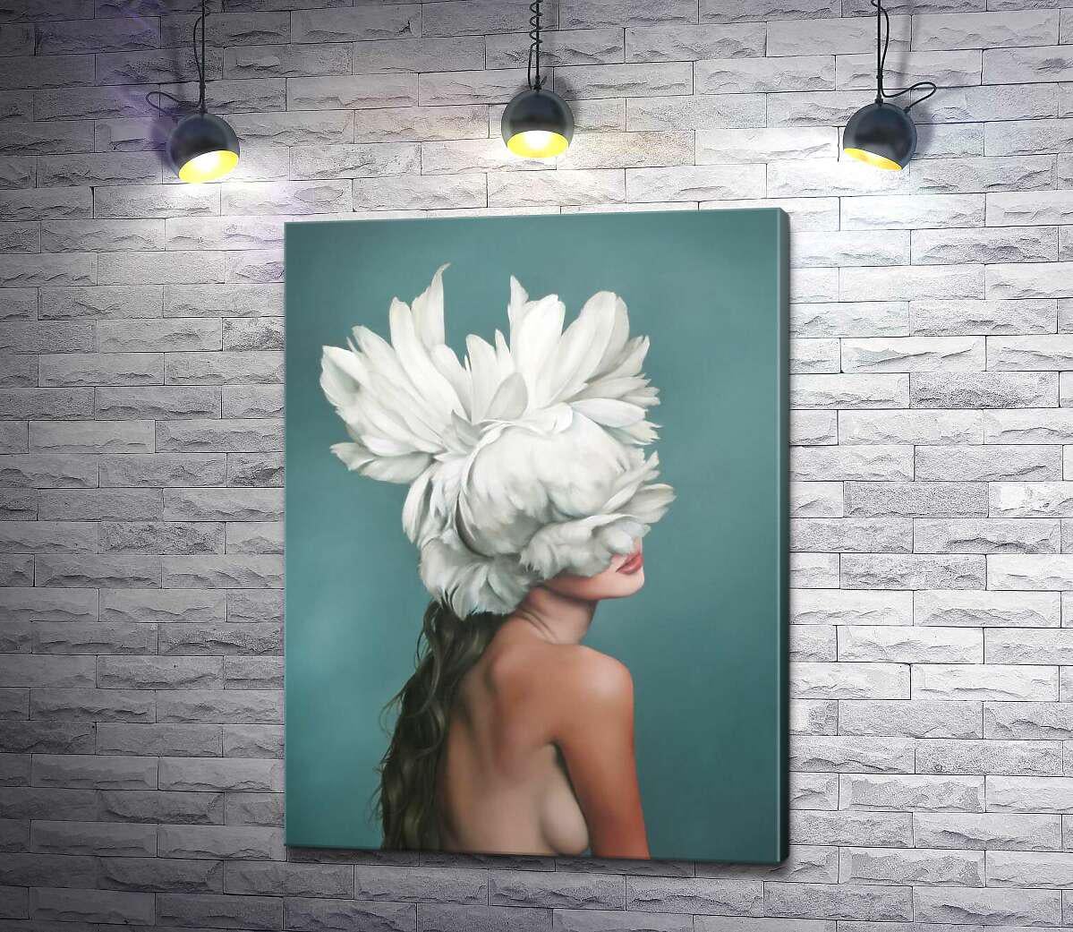 Картина ArtPoster Девушка с цветочной головой – Эми Джадд (Amy Judd) 75x100 см Модуль №1 (001206)