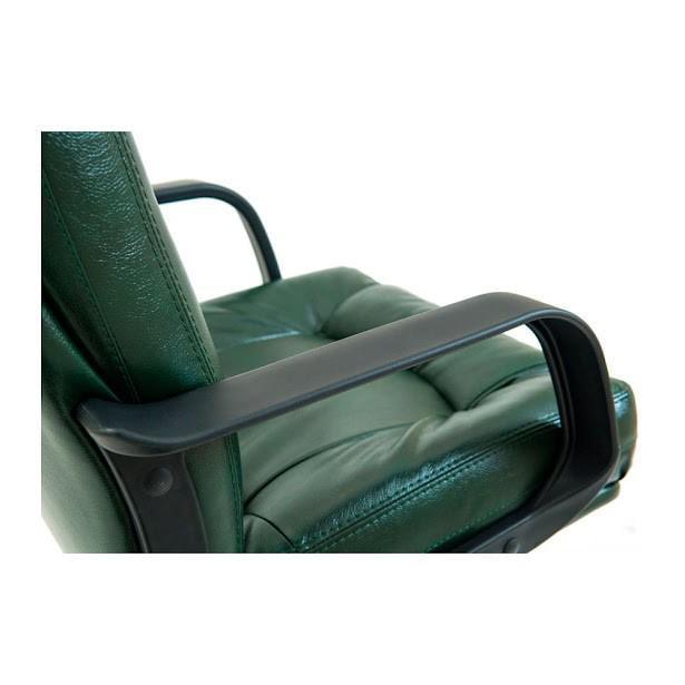 Кресло офисное компьютерное Alberto VIP M1 Tilt натуральная кожа Lux Зеленый - фото 4
