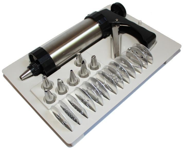 Пістолет кондитерський Hauser Profi Cookie 21 насадка з підставкою (GA-1845001_psg)