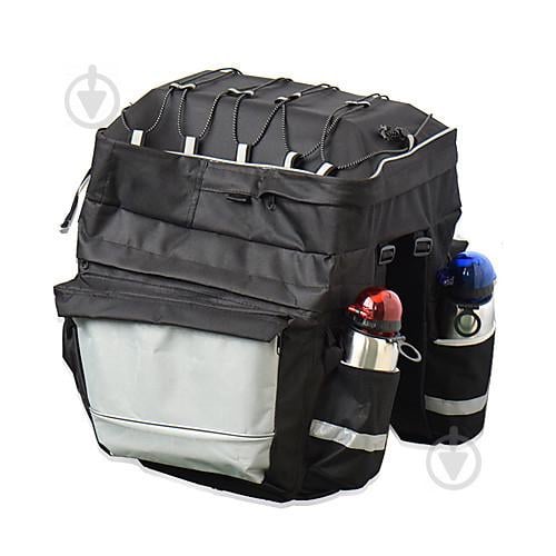 Сумка на багажник B-Soul Черно-серая