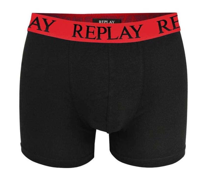 Трусы боксеры мужские анатомические Replay 2 шт. L Черный/Красный (7575754) - фото 4 Трусы боксеры мужские анатомические Replay 2 шт. L Черный/Красный (7575754) - фото 4