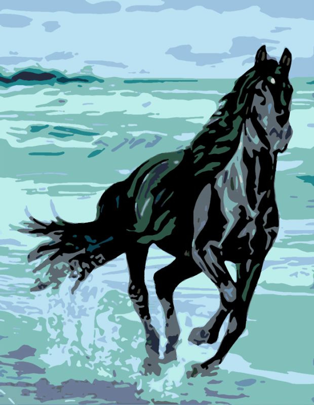 Картина по номерам Rosa Энергия 35х45 см (N0001392)