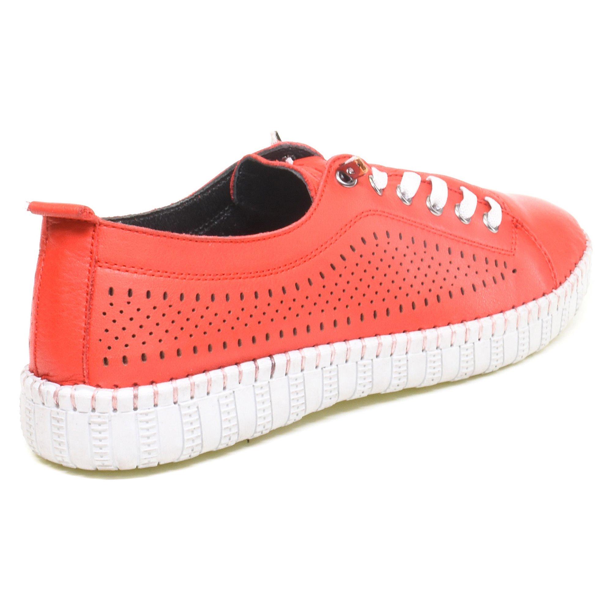 Кеди жіночі La Pinta р. 38 Червоний (089259-38) - фото 2 Кеди жіночі La Pinta р. 38 Червоний (089259-38) - фото 2