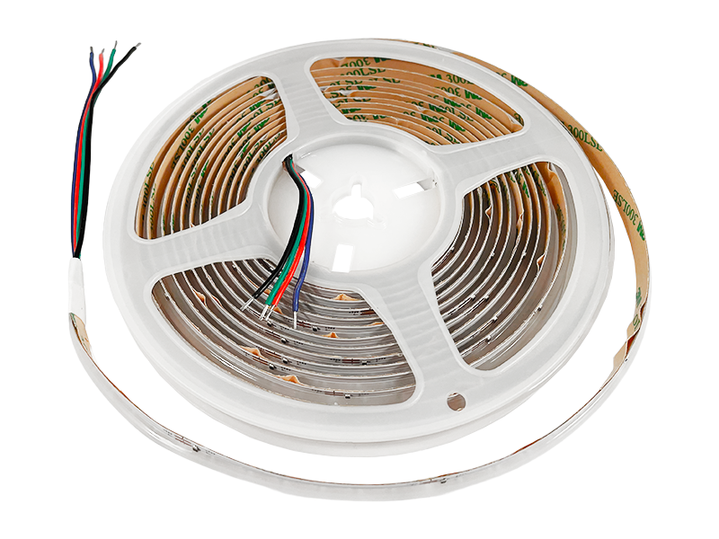 Светодиодная лента LED UA COB 672 LED 10 мм 24 В IP20 20 Вт 220 Лм/м RGB (7633)