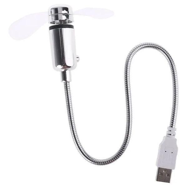 Вентилятор портативный на гибкой ножке от USB 30 см (ТТ-80)