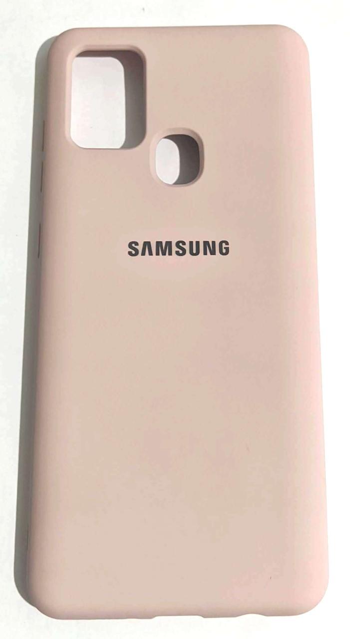 Силіконовий чохол Silicone Case Samsung A217/A21S персиковий - фото 1