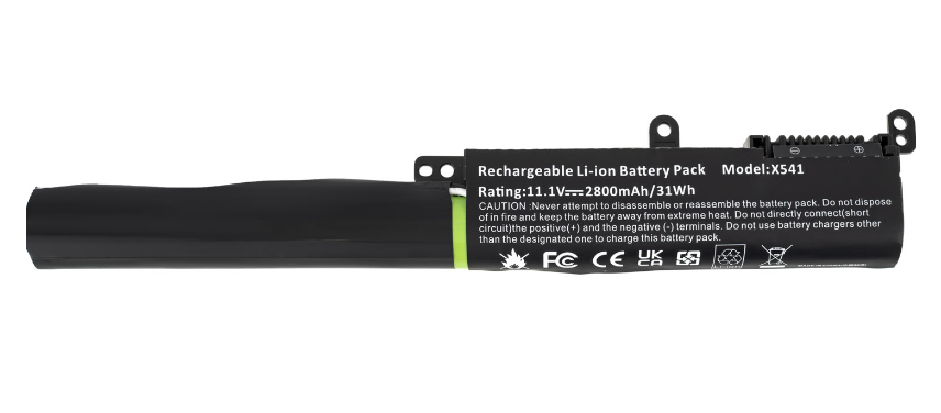 Аккумулятор для ноутбука Asus A31N1601 11,1V 2800 mAh Black (140810)