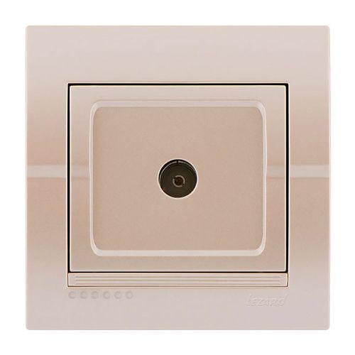 Розетка TV кінцева Lezard DERIY Білий (702-0202-130)