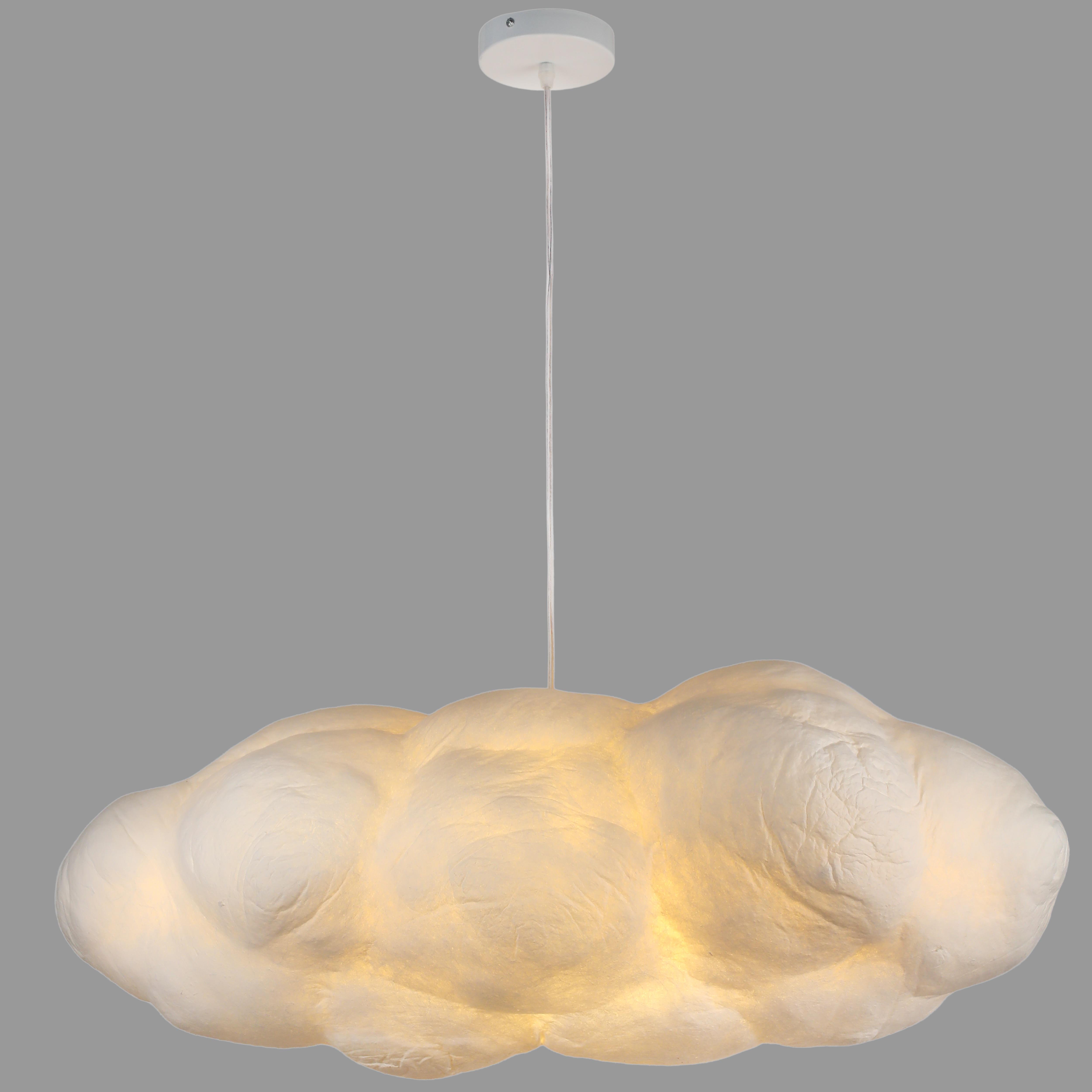 Люстра-подвес Облако из ткани на 3 лампы 80 см (805-8001-1)