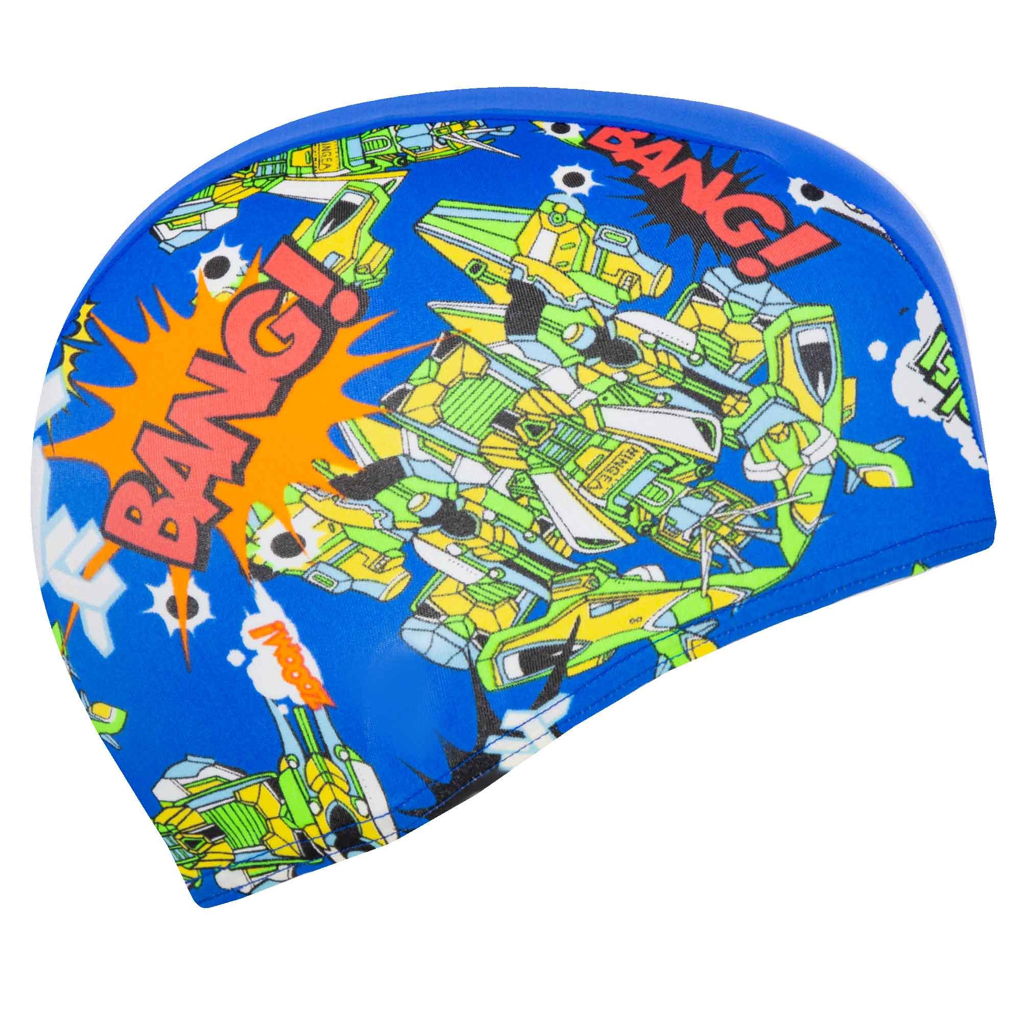 Шапочка для плавання для дорослих YINGFA C0076 текстильна Темно-синій/Білий (C0076_Темно-синий-белый) - фото 3 Шапочка для плавання для дорослих YINGFA C0076 текстильна Темно-синій/Білий (C0076_Темно-синий-белый) - фото 3