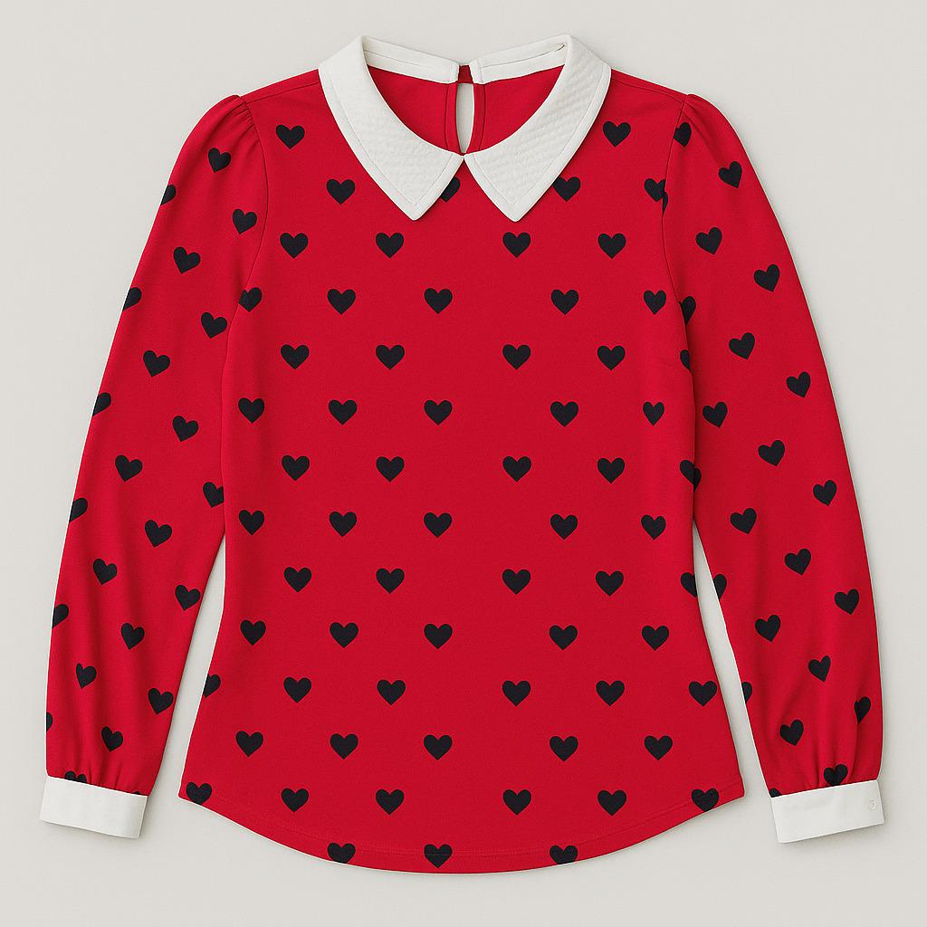 Топ CC&DD 2660ПП сердечки M Красный (3331109413642)