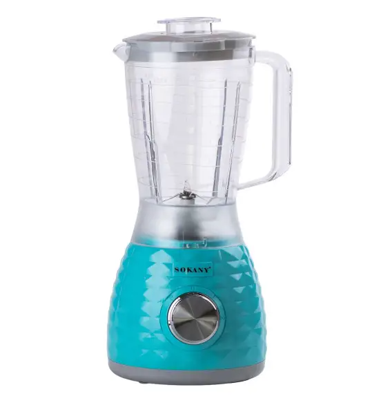 Блендер Sokany SK-03030 с кофемолкой и чашей 1,5 л Бирюзовый - фото 2 Блендер Sokany SK-03030 с кофемолкой и чашей 1,5 л Бирюзовый - фото 2