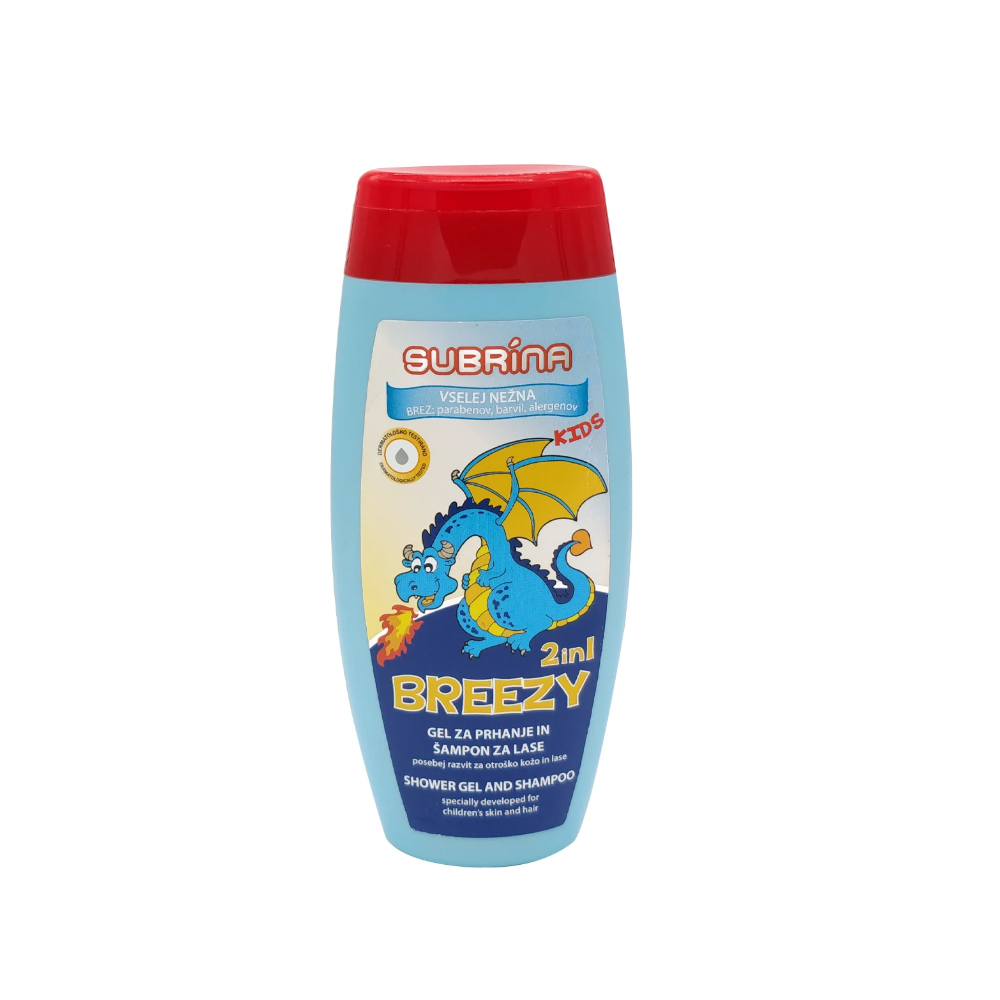 Шампунь-гель для душу Subrina Professional Breezy 2in1 250 мл