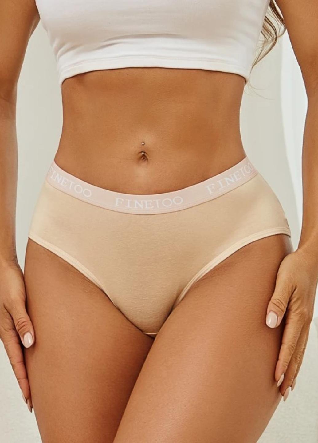 Трусики хлопковые женские слипы Ideal Comfort M Бежевый (1859-44-01)