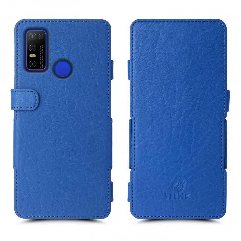 Чехол книжка Stenk Prime для Doogee N30 Ярко синий (68182)