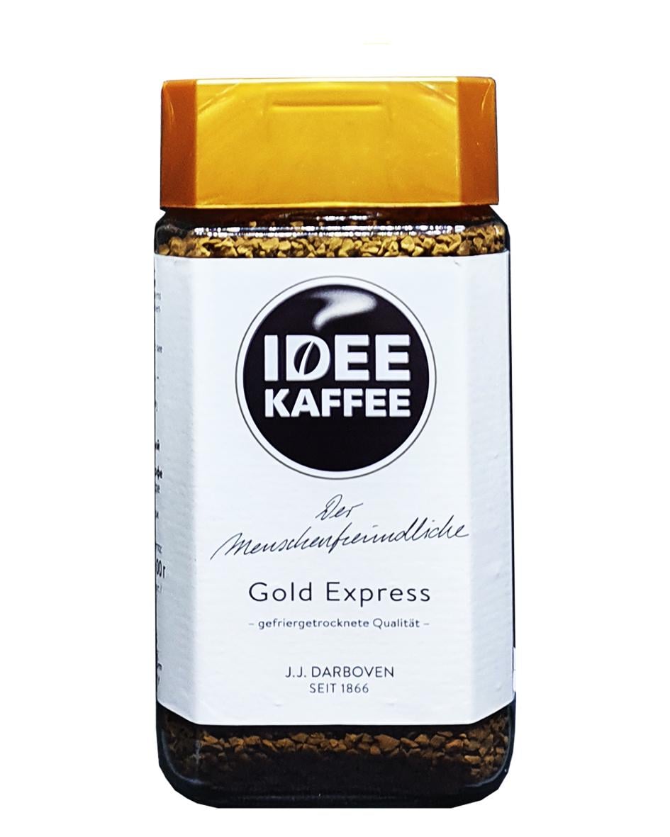 Кава Idee Kaffee Gold Express J.J.Darboven розчинна 100 г у скляній банці (52084)