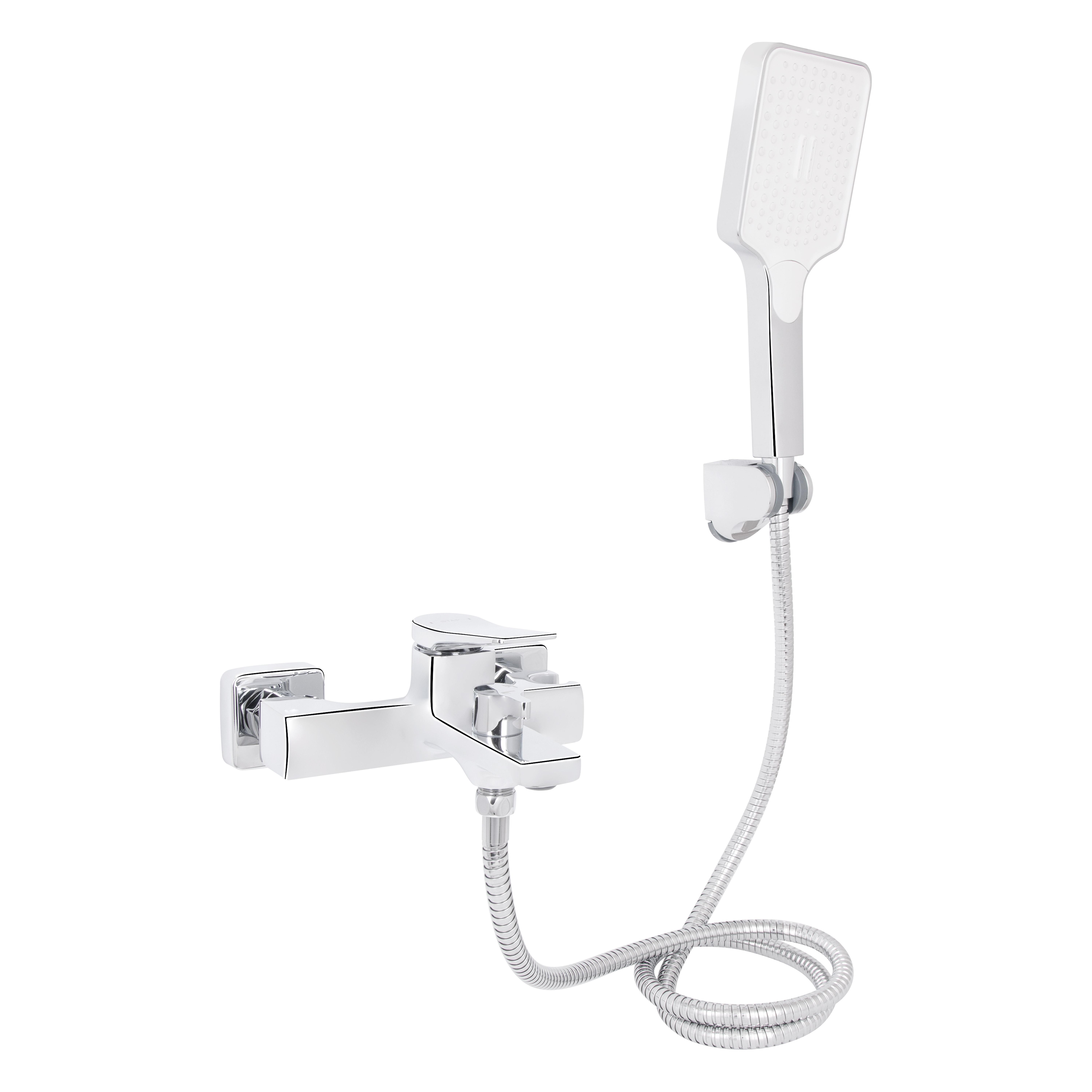 Смеситель для ванны Qtap Nando с душевым гарнитуром QTNAN259CRM48651 Chrome (SD00054775)