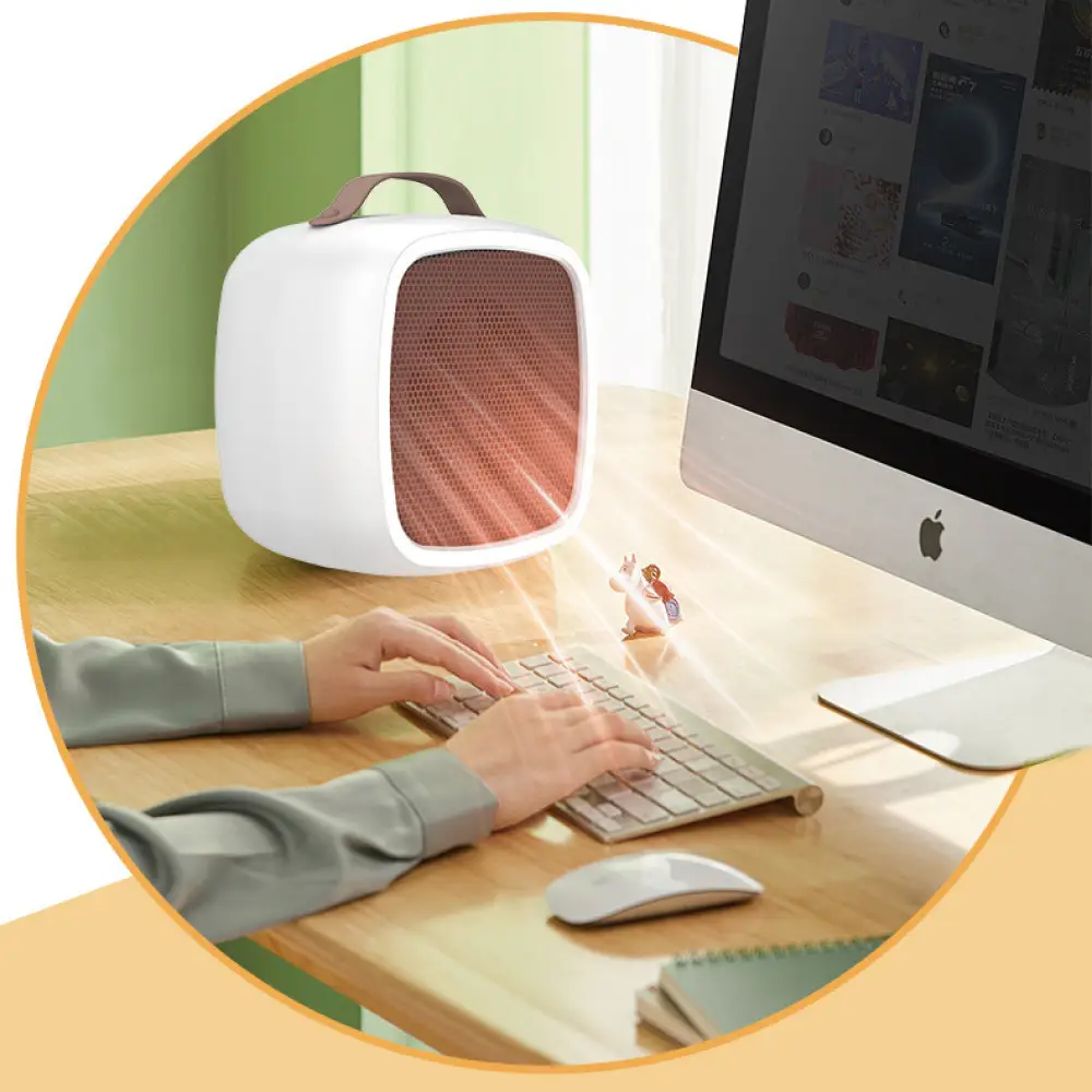 Тепловентилятор от сети 500 Вт Белый (25398080) - фото 3