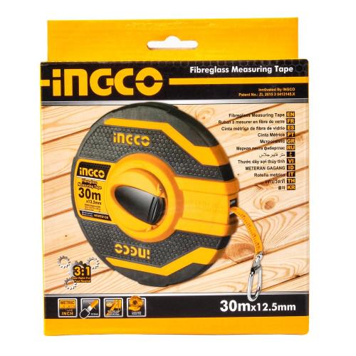 Рулетка Ingco скловолокно 30 м 12,5 мм (10636371) - фото 7