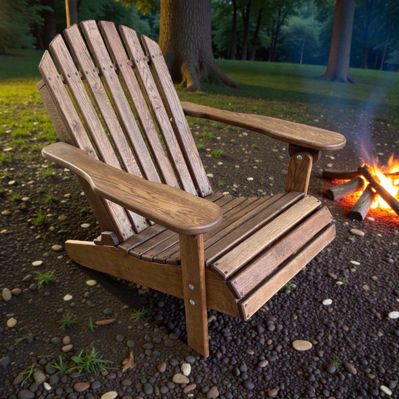 Кресло садовое RELAX WOOD Адирондак натуральный Дуб Кресло садовое RELAX WOOD Адирондак натуральный Дуб