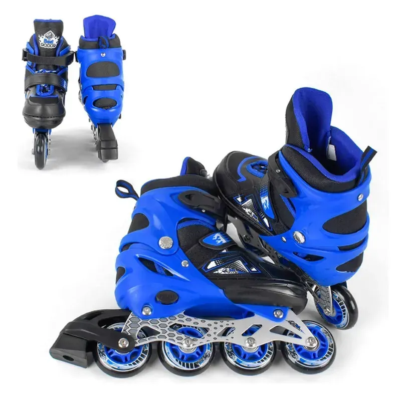 Ролики дитячі Best Roller р. 30-33 Чорно-синій - фото 2