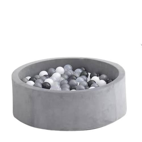 Детский сухой бассейн с шариками 100 шт. Серый (30954823)