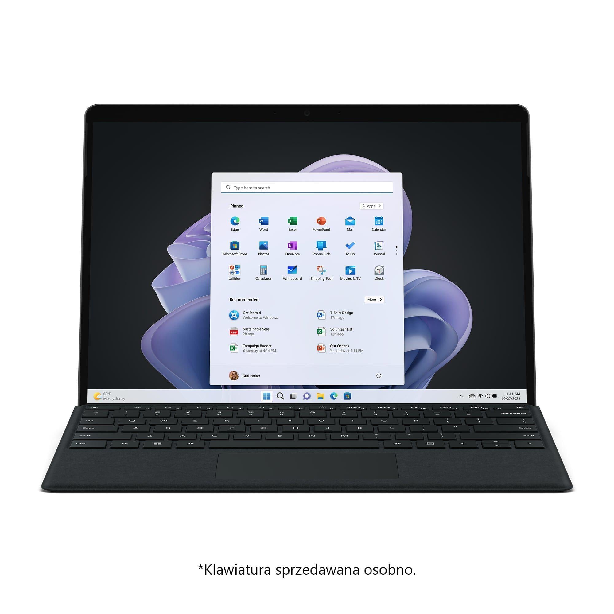 Ноутбук Microsoft Surface Pro 9 13" i5-1235U RAM 256 Gb SSD Windows 11 Home 8 Gb Графітовий (QI9-00021)
