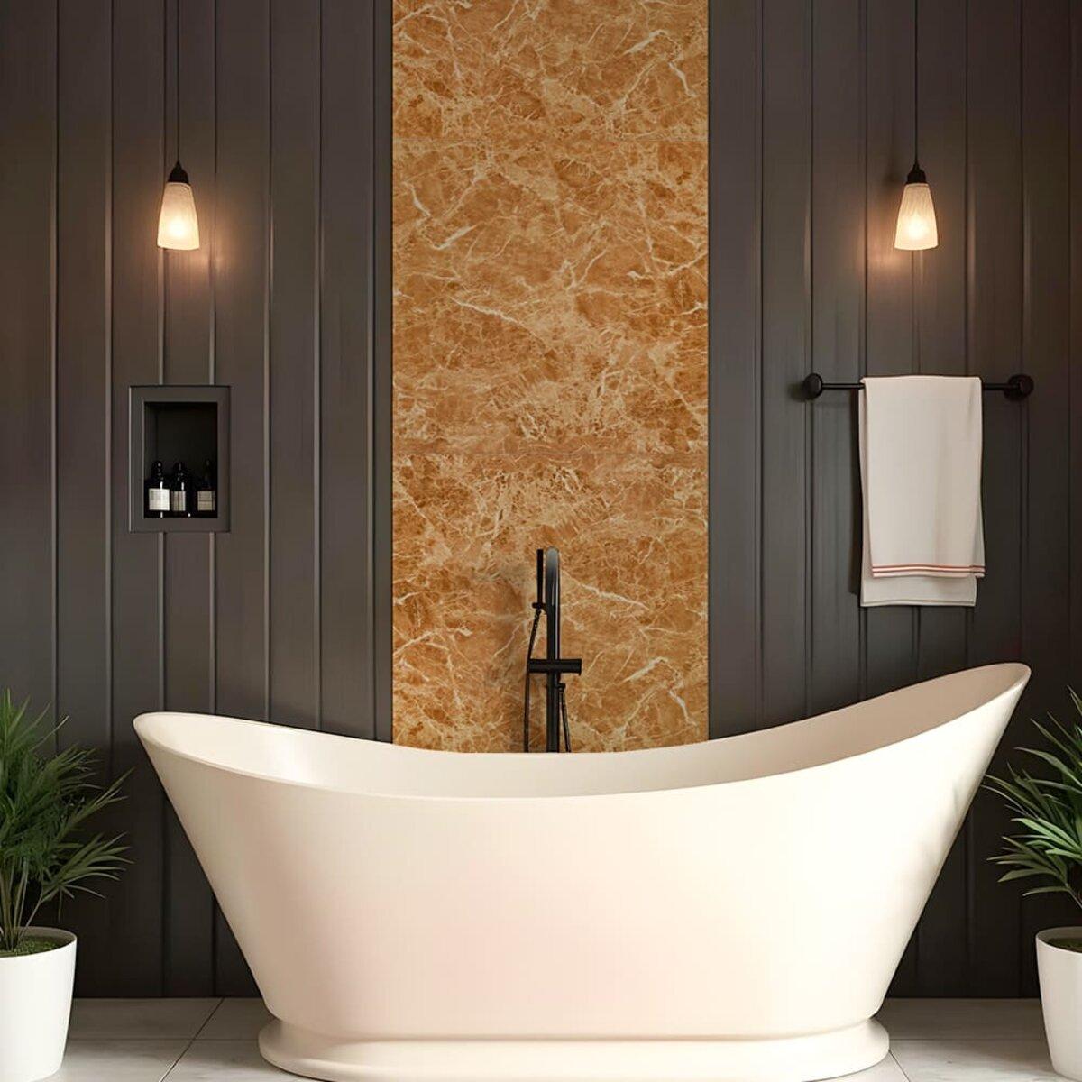 Плита декоративна ПВХ 600х600х3 мм Кремовий мармур (SW-00001619) - фото 6 Плита декоративна ПВХ 600х600х3 мм Кремовий мармур (SW-00001619) - фото 6