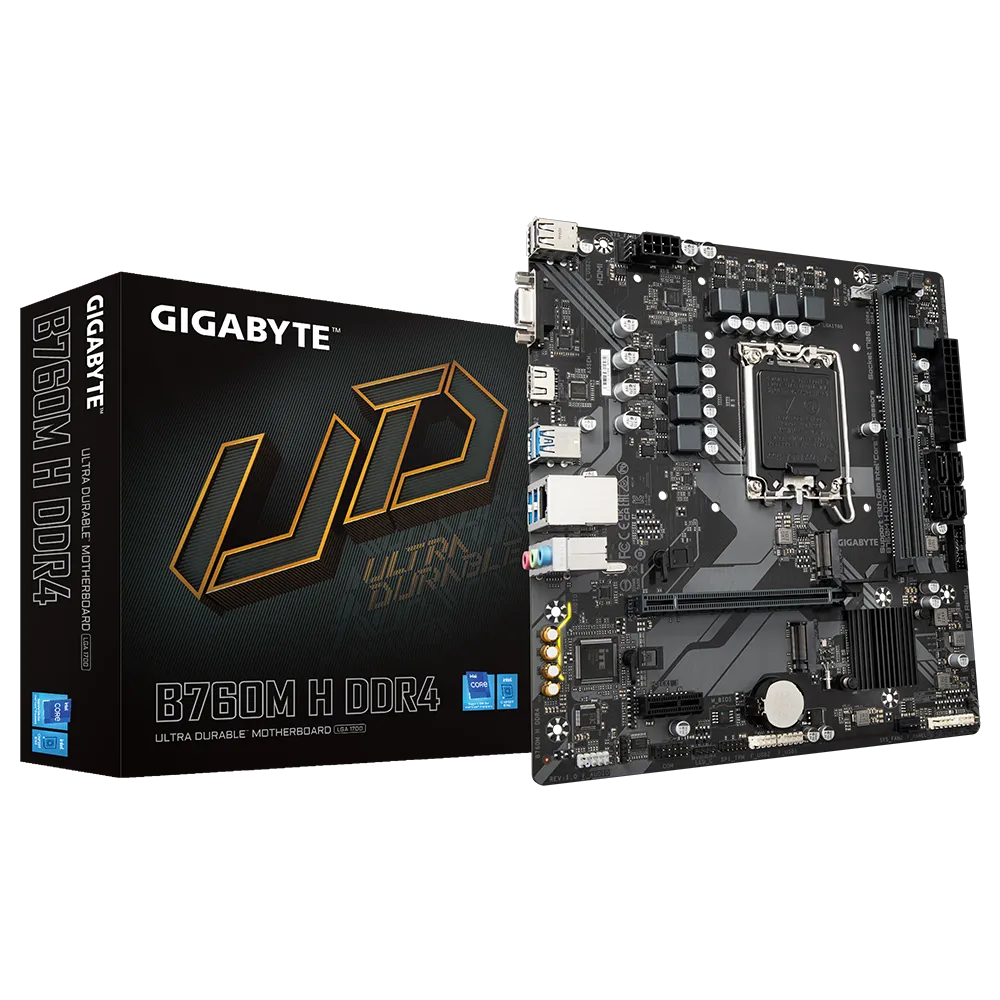 Материнська плата Gigabyte B760M H DDR4 (12430118) - фото 3