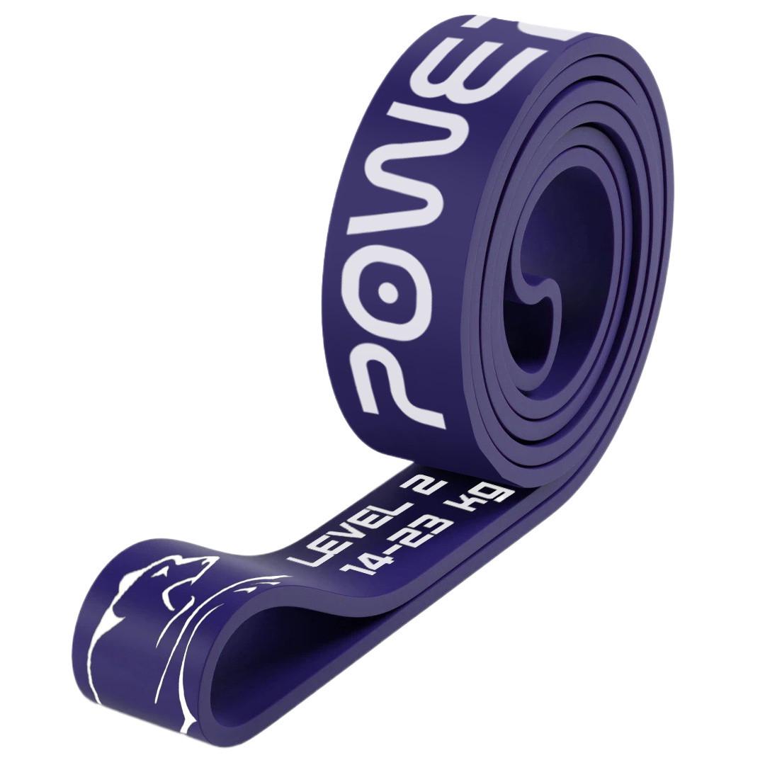 Еспандер-петля PowerPlay 4115 Power Band 14-23 кг Фіолетовий (3079856351)
