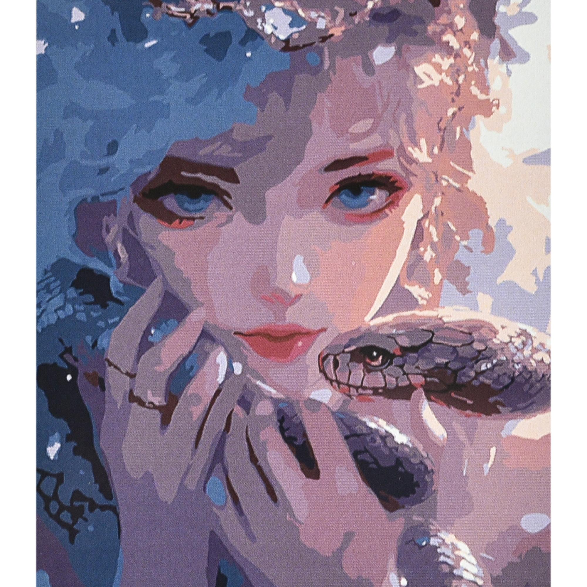 Картина по номерам Strateg Премиум Магия и опасность с лаком и уровнем 40x50 см (Str-VA-4625)