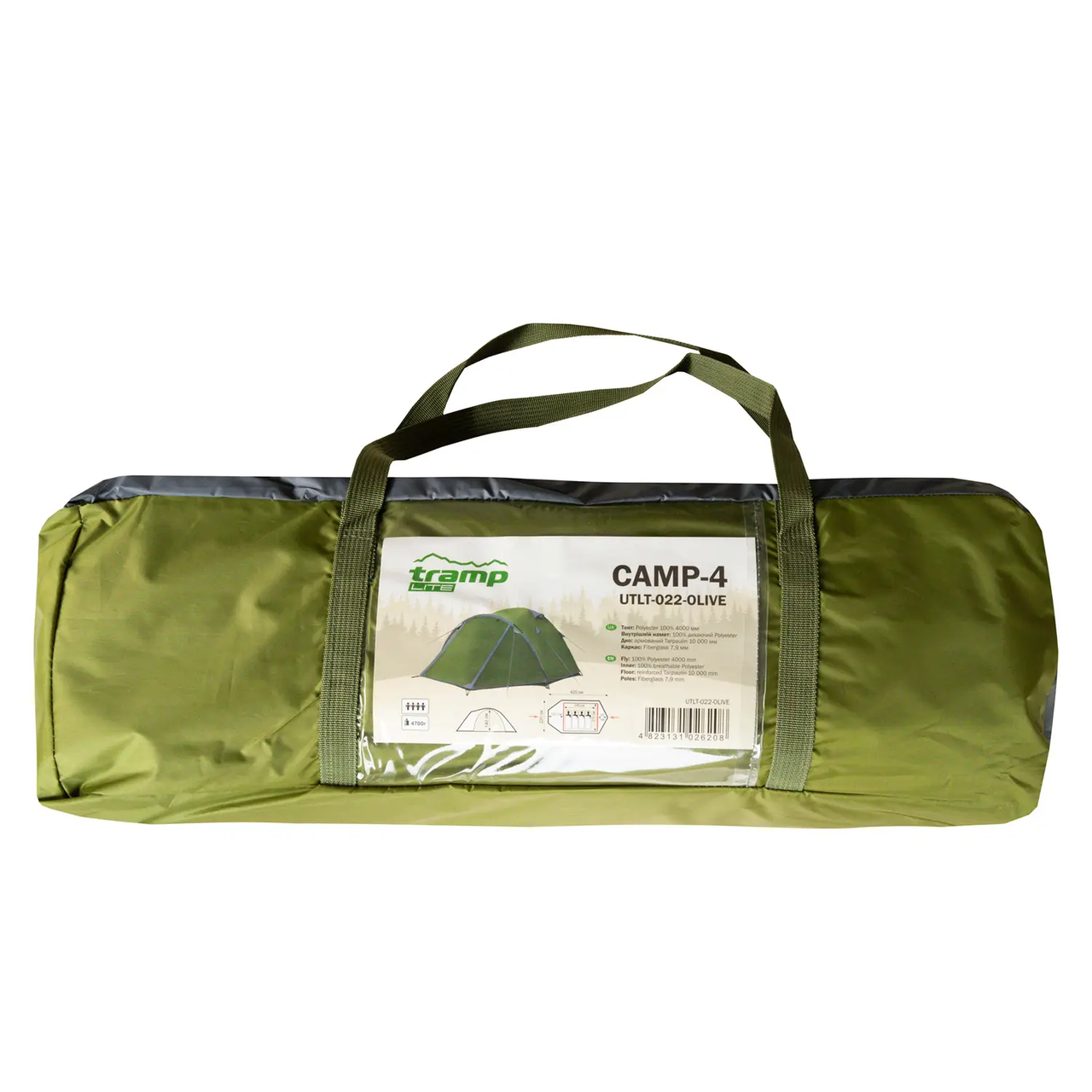 Палатка Tramp Lite Camp 4 Olive (UTLT-022-olive) - фото 8