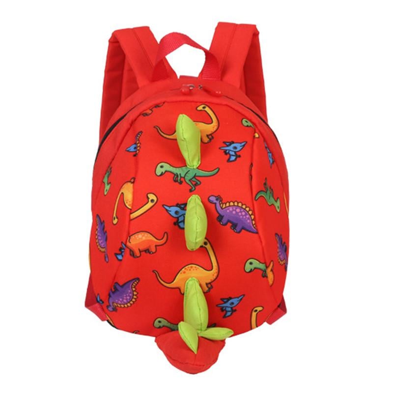 Детский рюкзак Lesko 816 Red Dinosaur с ремешком анти-потеряшкой Детский рюкзак Lesko 816 Red Dinosaur с ремешком анти-потеряшкой